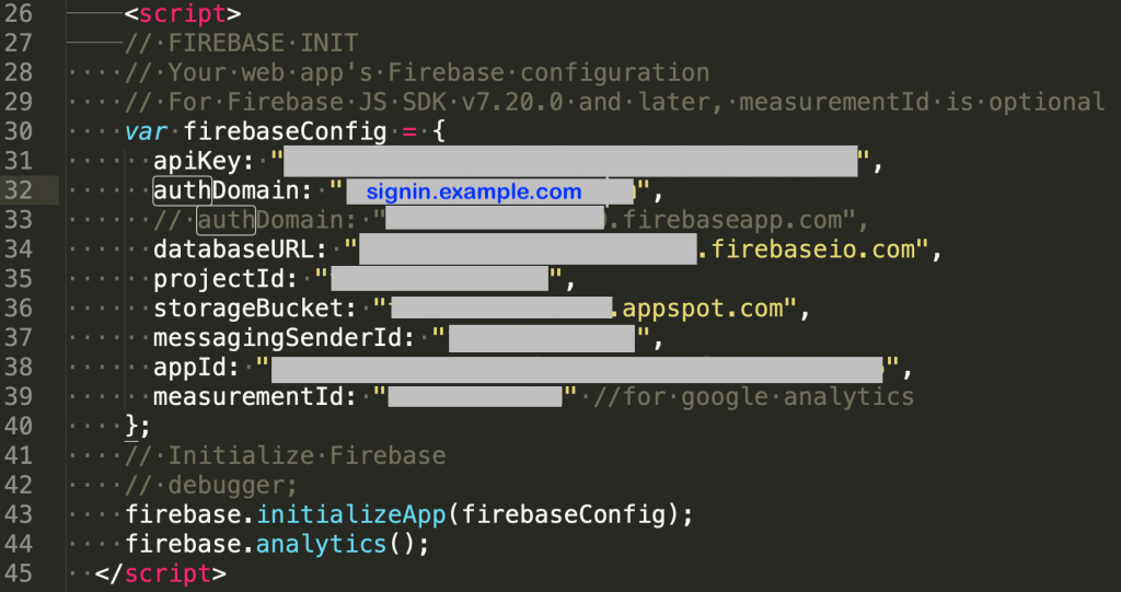 Firebase Custom Domain Configuration